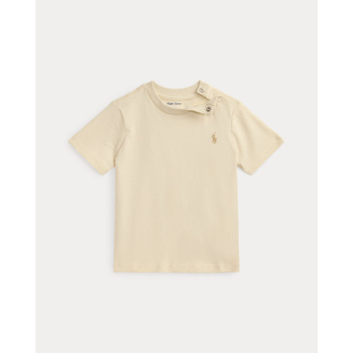 Baby Boy 24M Hot Pink Cotton Jersey Crewneck Tee | Ralph Lauren