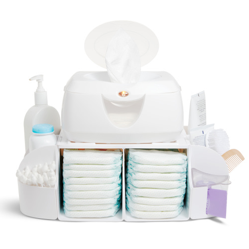 Munchkin® Baby Diaper Stacker Change Organizer, White, Unisex