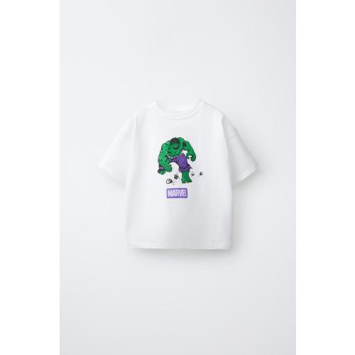 THE AVENGERS HULK © MARVEL T-SHIRT - White | ZARA United States