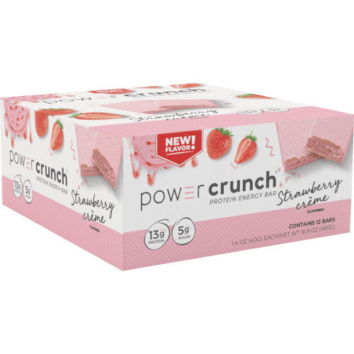 Power Crunch Original Strawberry Crème 12 count 1.4 oz bars