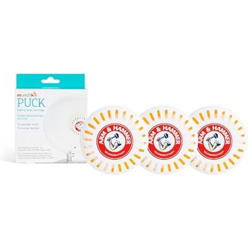 Munchkin Arm & Hammer Puck Diaper Pail Deodorizer, Lavender, 3 Count