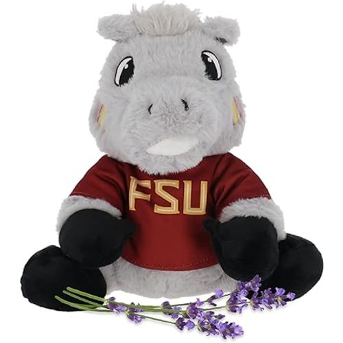 Warm Pals Renegade Florida State Universty Mascot FSU - Heatable Coolable Bedtime Comfort Plushie - 1.5lbs - Cozy Microwavable Lavender Scented Plush Toys - Heated Stuffed Animal Officially Licensed