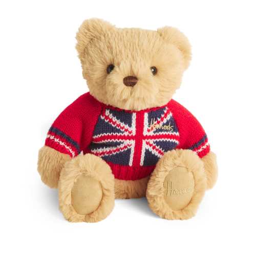 Harrods Medium Union Jack Bear (18cm)