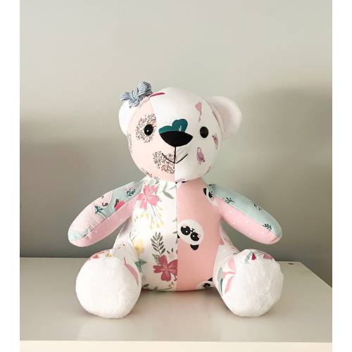 Birth Weight Keepsake Bear, Memory, Clothing, Personalized, Custom, Gift, Baby Shower, Birthday, Sympathy, Graduation, Stuffed Animal