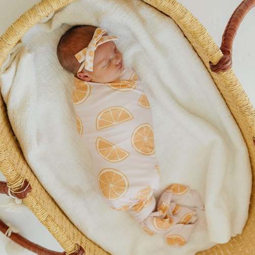 Knit Swaddle Blanket - Cutie
