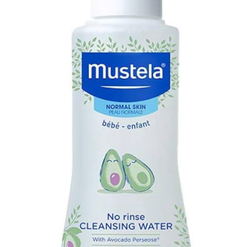 Mustela Baby Cleansing Water - No-Rinse Micellar Water - with Natural Avocado & Aloe Vera - for Baby's Face, Body & Diaper - 1 or 2-Pack - Various Sizes