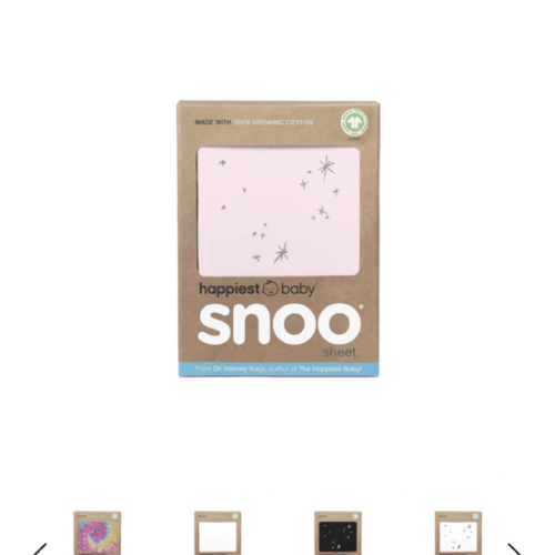 100% Organic Cotton Baby Bassinet Sheets for SNOO – Happiest Baby