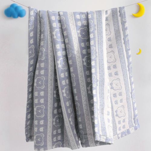 Muslin Cotton Toddler Blanket for Sensitive Skin, Breathable & Lightweight Soft Crib Blanket 30x40 Inches - NTBAY