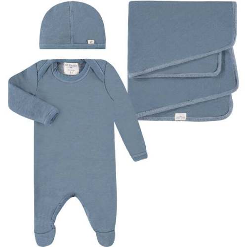 Welcome Home Eco-Fleece 3 pc Sets, Blue - Paige Lauren | Maisonette