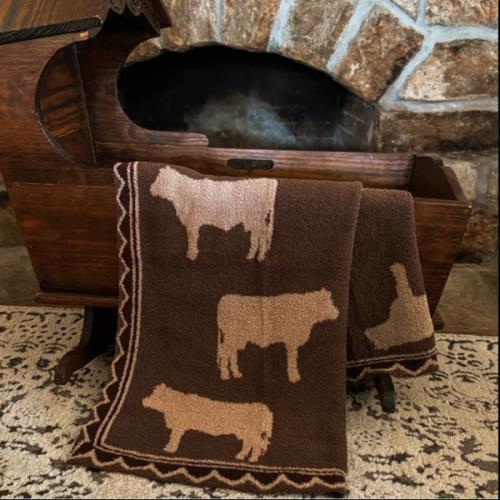 Autumn Pasture Ultra-Soft Plush Baby Blanket – Cowkid Clothing Company