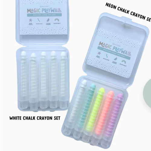 Dustless Chalk Crayons + Magnetic Holder Bundle for Magic Playwall – Cherrypick