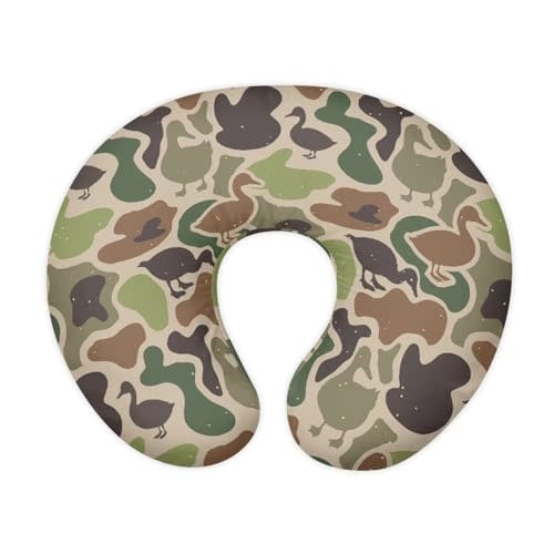 XYZCANDO Green Duck Hunting Camo Nursing Pillow Cover for Baby Newborn Infant Snug Anti-Pilling Case for Breast Feeding Pillow Nursing Must Haves Universal Fit