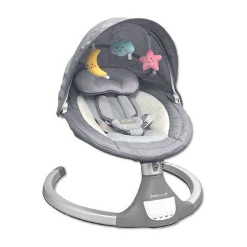 Jool Baby Products Nova Motorized Baby Swing For Infants - Bluetooth Music Speaker With 10 Preset Lullabies - Gray