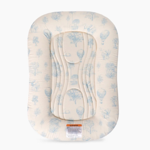 Infant Lounger Wave | Blue Toile
