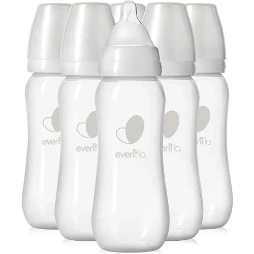 Evenflo Feeding Premium Proflo Venting Balance Plus Standard Neck Baby, Newborn and Infant Bottles - Developed by Pediatric Feeding Specialists - 9 Ounce (Pack of 6)