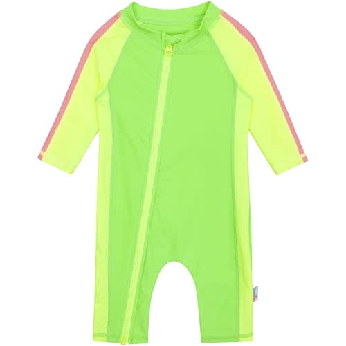 SwimZip Boys' Long-Sleeve UPF 50+ Swimsuit for Baby, Toddler, & Little Boys