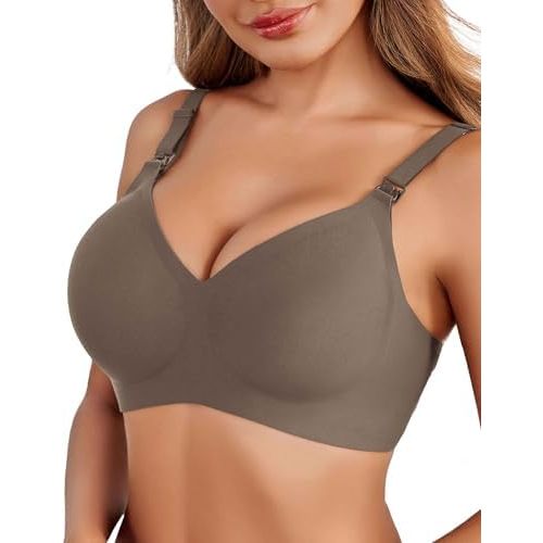 Avidlove Women's Seamless Bras Nursing Bras for Breastfeeding Tshirt Everyday Bra