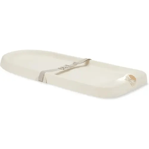 Skip Hop Baby Changing Pad Nursery Style Light-Up Wipeable and Contoured with Cushioned Foam Fits Standard Changing Tables Oat