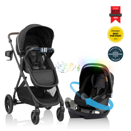 Shyft Intuiti+ Travel System featuring Revolve180 LiteMax NXT with SensorySoothe