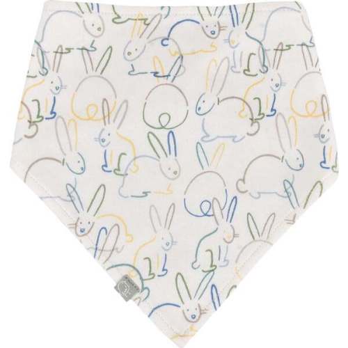Kerchief Bib, Bunnies - Finn + Emma | Maisonette