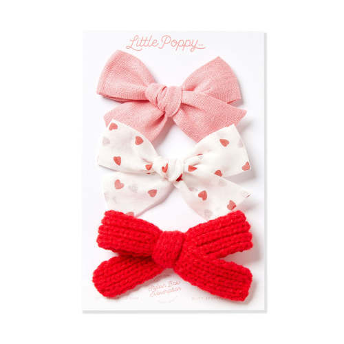 The Rosie Bow Clip Set – Little Poppy Co.
