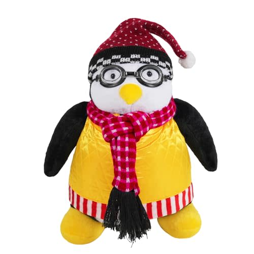 RomanticMalflc Penguin Stuffed Plush, Friend Plush Penguin Toy, TV Cute Soft Fluffy for Christmas Birthday Holiday Decoration