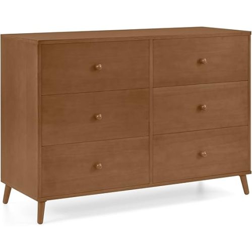 Delta Children Essex 6 Drawer Dresser, Chestnut