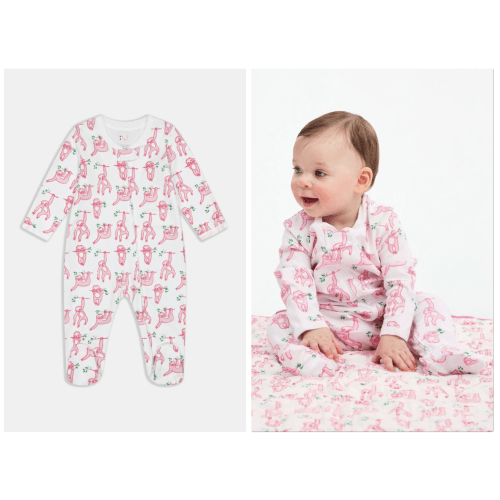Infant Sleepy Sloth Zipper Footie