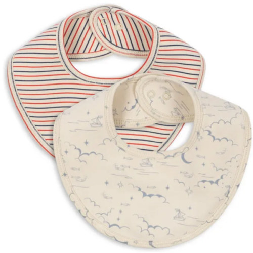 Marino bandana bibs - Set of 2 | Beige
