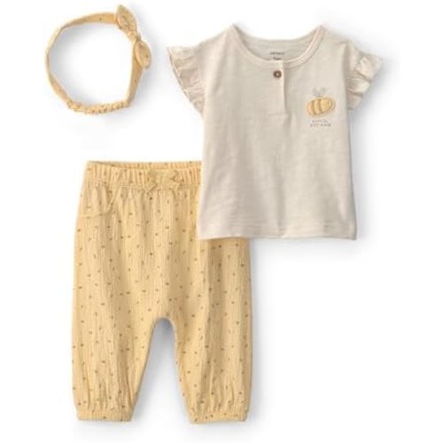 Carter's Baby Girls' 3-piece Pant Set