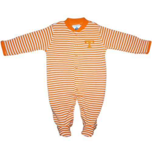 Vols | Tennessee Infant Striped Footed Romper | Alumni Hall