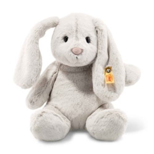 Hoppie Rabbit, 11 in, light gray - Steiff.com