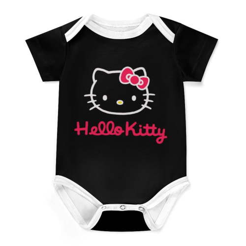 Hello Kitty Baby Bodysuit Boy Girl Clothes Soft Newborn Infant Outfit Short Sleeve Romper