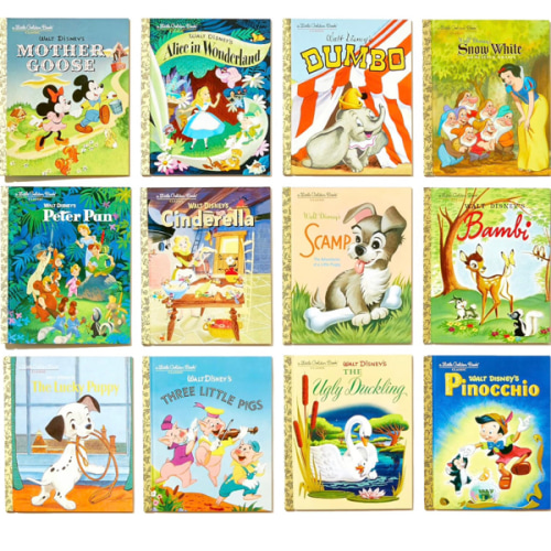 12 Beloved Disney Classic Little Golden Books (Boxed Set)