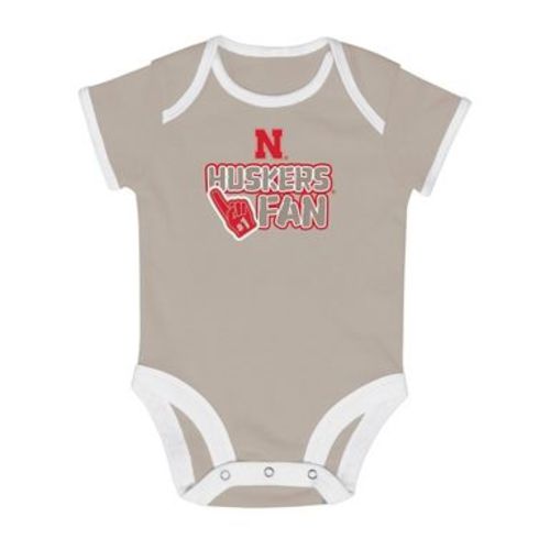 NCAA Nebraska Cornhuskers Infant 2pk Bodysuit - 3-6M