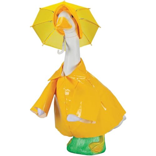 Gaggleville Raincoat Goose Outfit, Fits Large 23" H Statue, by Fox Valley Traders