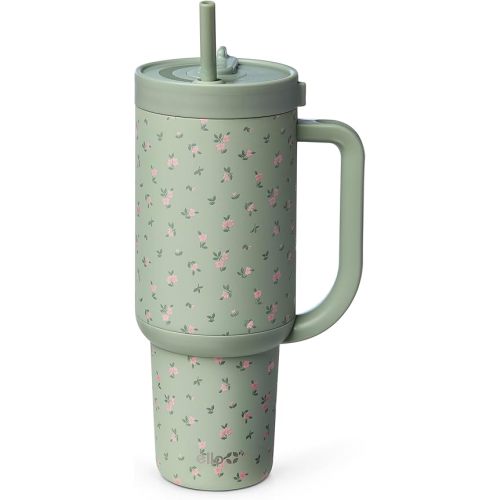 Ello Oasis 40oz Stainless Steel Tumbler - Full Bloom