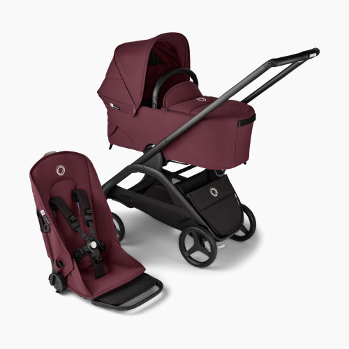 Bugaboo Dragonfly Seat and Bassinet Complete - Dark Cherry