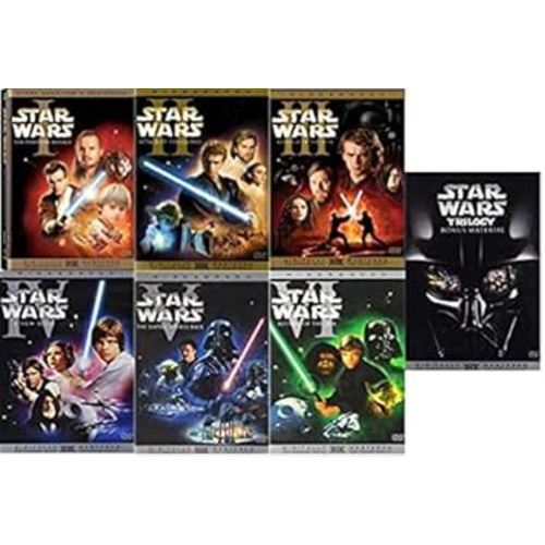Star Wars: The Complete Saga 10-DVD Collection 6-Film Set + Bonus Material - I,II,III,IV,V & VI