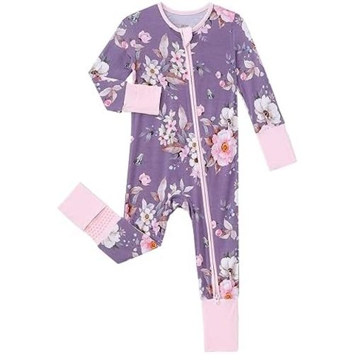 Baby Boys Girls Footless Pajamas - Viscose from Bamboo Zippy Pjs Sleep 'N Play - Infant One Piece Romper - 0-24 Months