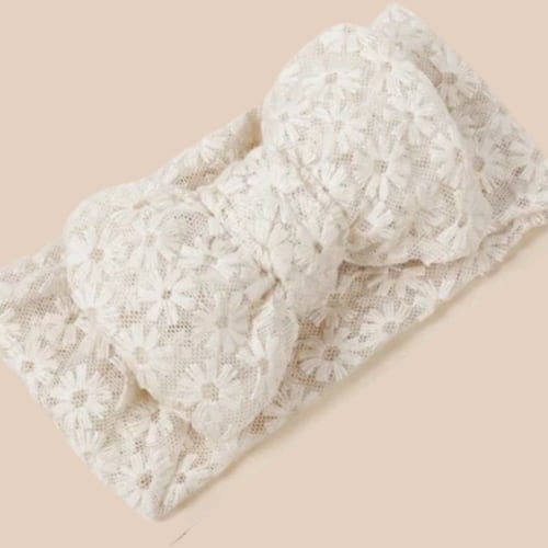 Tulle Daisy Oversized Baby Bow Headband