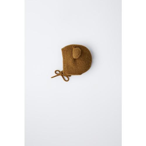 EAR KNIT BONNET - Ocher | ZARA United States