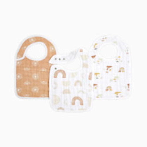 Aden + Anais Cotton Muslin Snap Bibs (3 Pack) - Keep Rising