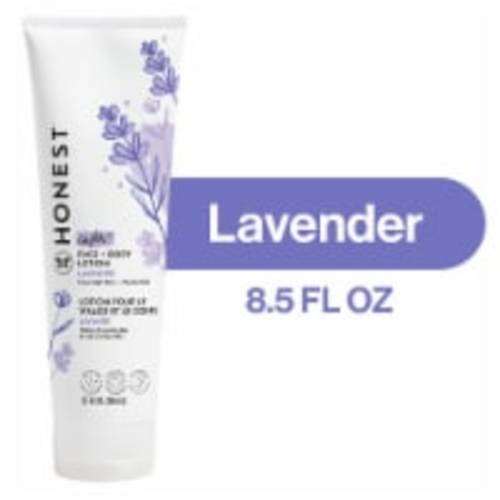 The Honest Company Calm Lavender Face and Body Lotion, 8.5 fl oz