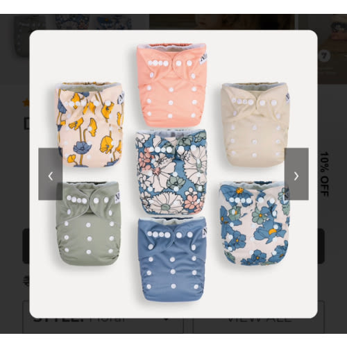 Reusable Cloth Diapers - Delilah