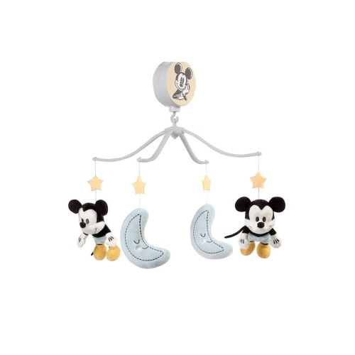 Disney Baby Moonlight Mickey Mouse Musical Baby Crib Mobile Soother