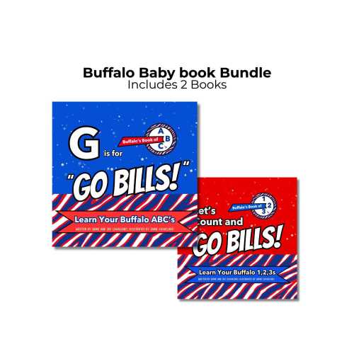 Buffalo Bills Baby Book Bundle, Bills Mafia ABCs and 123s