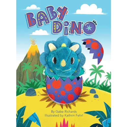Baby Dino - Childrens Finger Puppet Board Book - Interactive - Novelty (Finger Puppet Storybooks for Babies & Toddlers)
