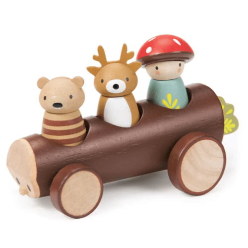 Tender Leaf Toys Wooden Timber Taxi