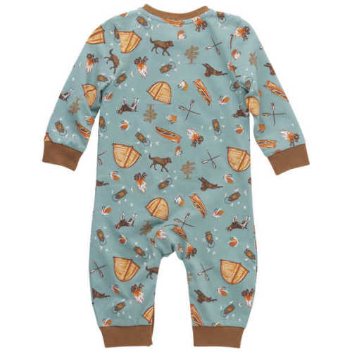 Carhartt Infant Boys' Camping Print Long Sleeve Onesie | Boot Barn